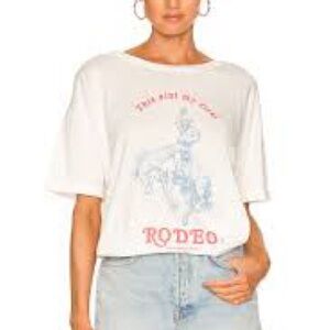 Revolve The Laundry Room White Rodeo Graphic Tee